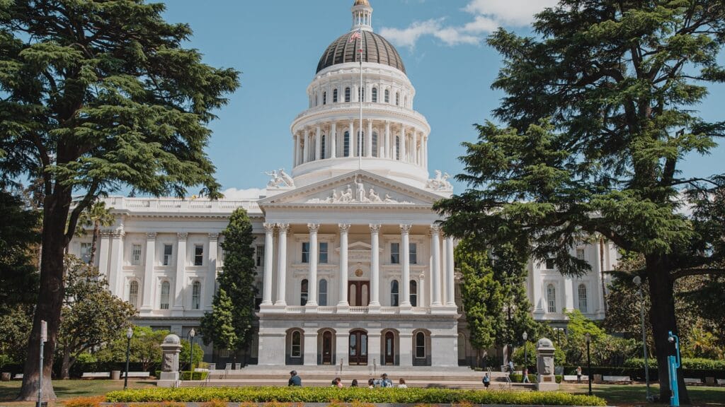 California state capitol building representing the Anthropic Claude government deal