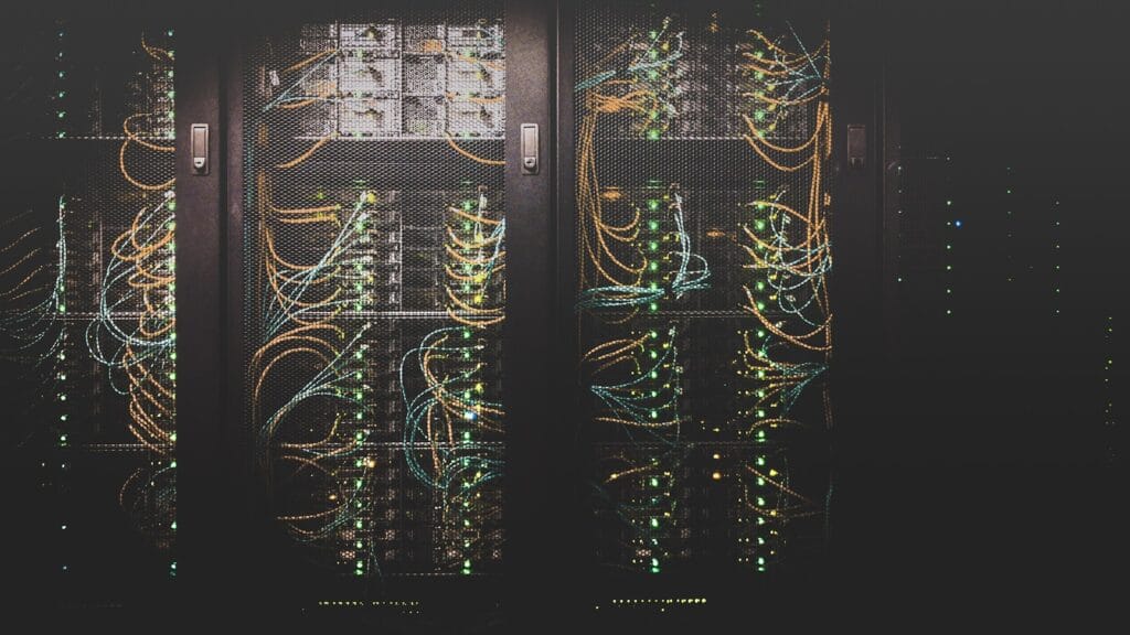 Data center server racks representing high-speed AI inference on Cerebras