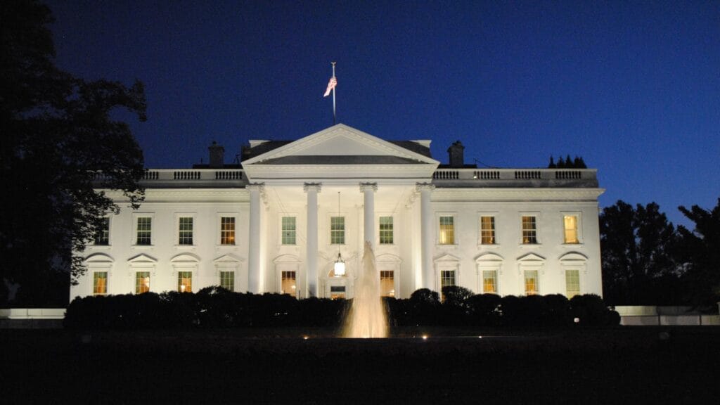 Government building representing US AI policy