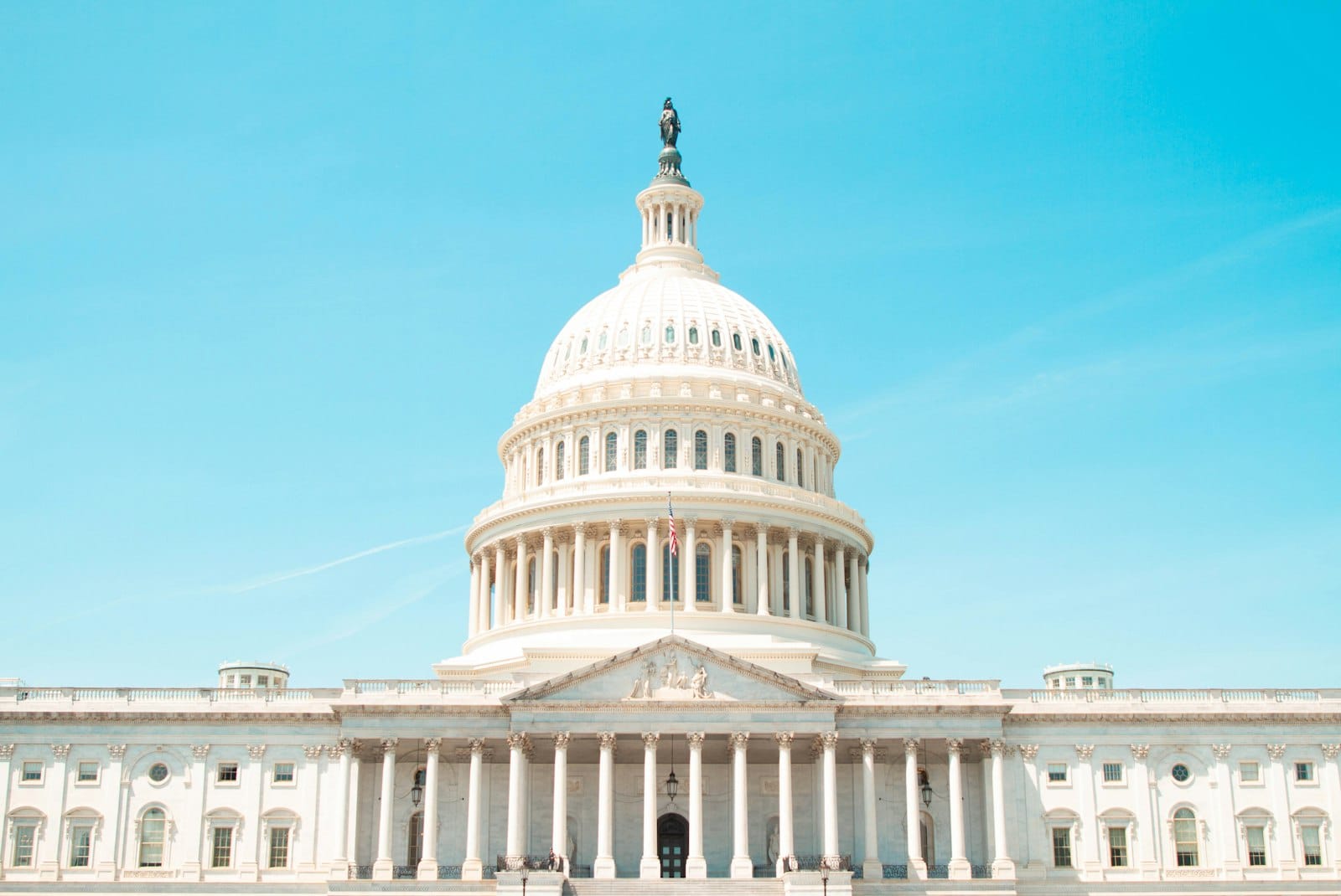 The US Capitol building in Washington, DC