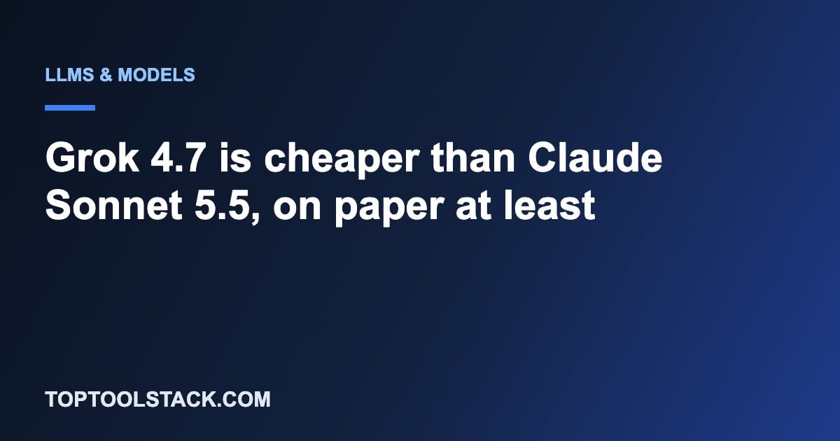Grok 4.7 vs Claude Sonnet 5.5
